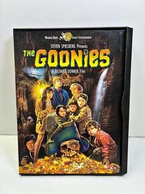 Warner Bros. Black DVD Back Cover with Yellow Accents